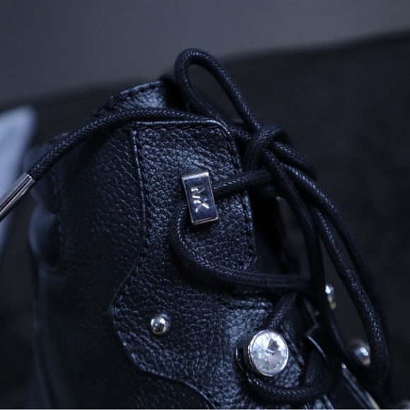 NWT Michael Kors Trudy Embellished Leather Boot - Picture 5 of 13